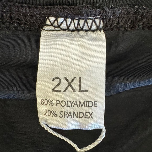 Women's Swim Shorts Lace Hollow Swimsuit Bottoms Mid Rise Board Shorts 2XL - Picture 8 of 10